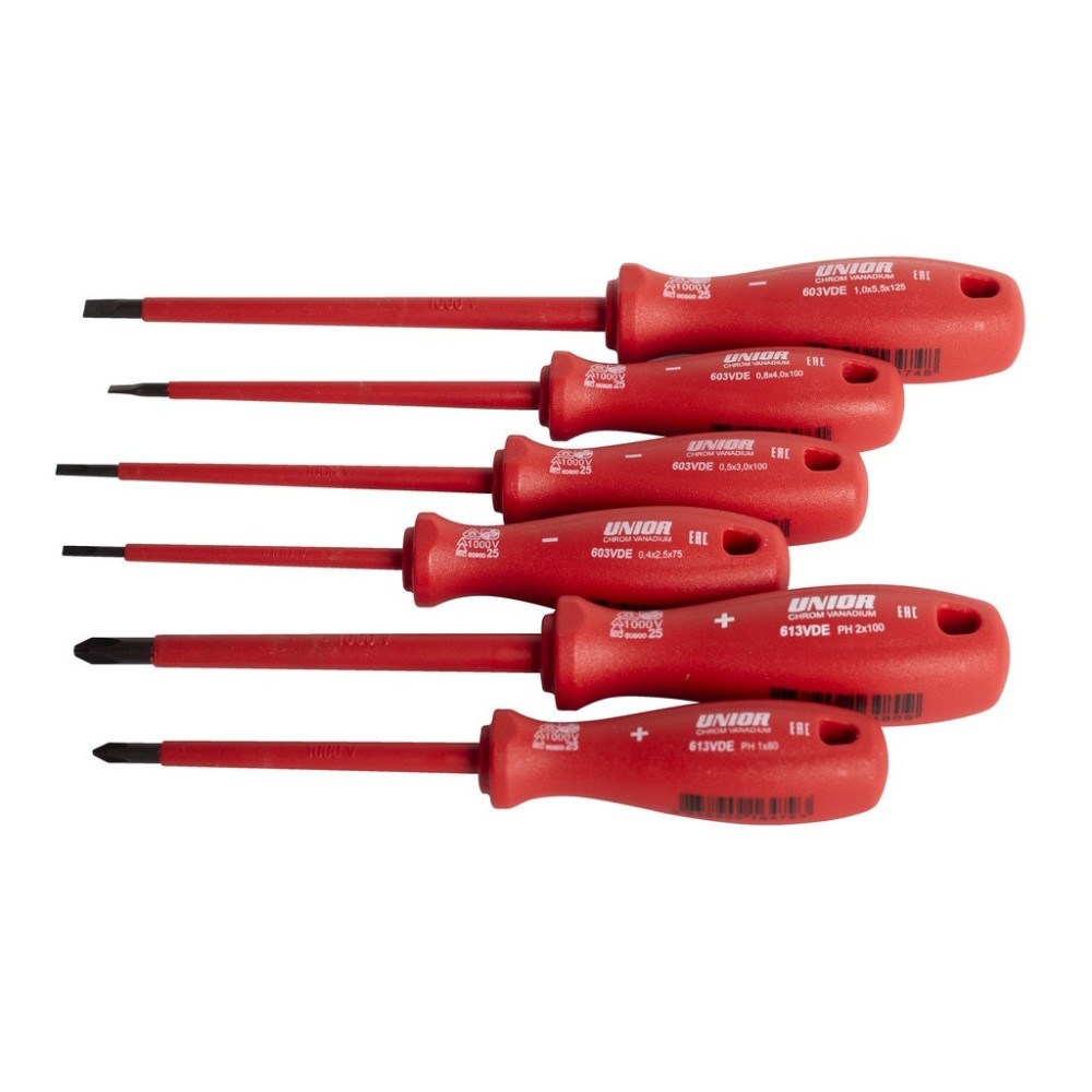 603CS6AVDE-Juego de destornilladores aislados VDE, en caja de cartón-/6