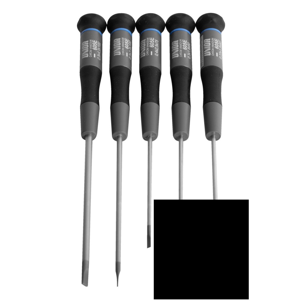 606CS5E-Juego de destornilladores para electrónica, en caja de cartón-/5