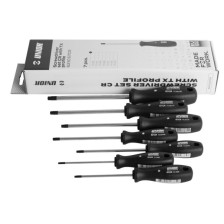 621CS7CR-Juego de destornilladores CR, con perfil TX, en caja de cartón-/7