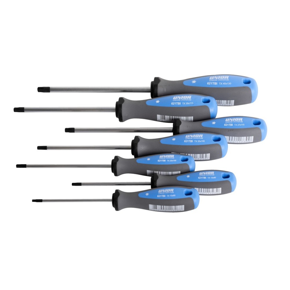 621CS7TBI-Juego de destornilladores TBI con perfil Torx, en caja de cartón-/7