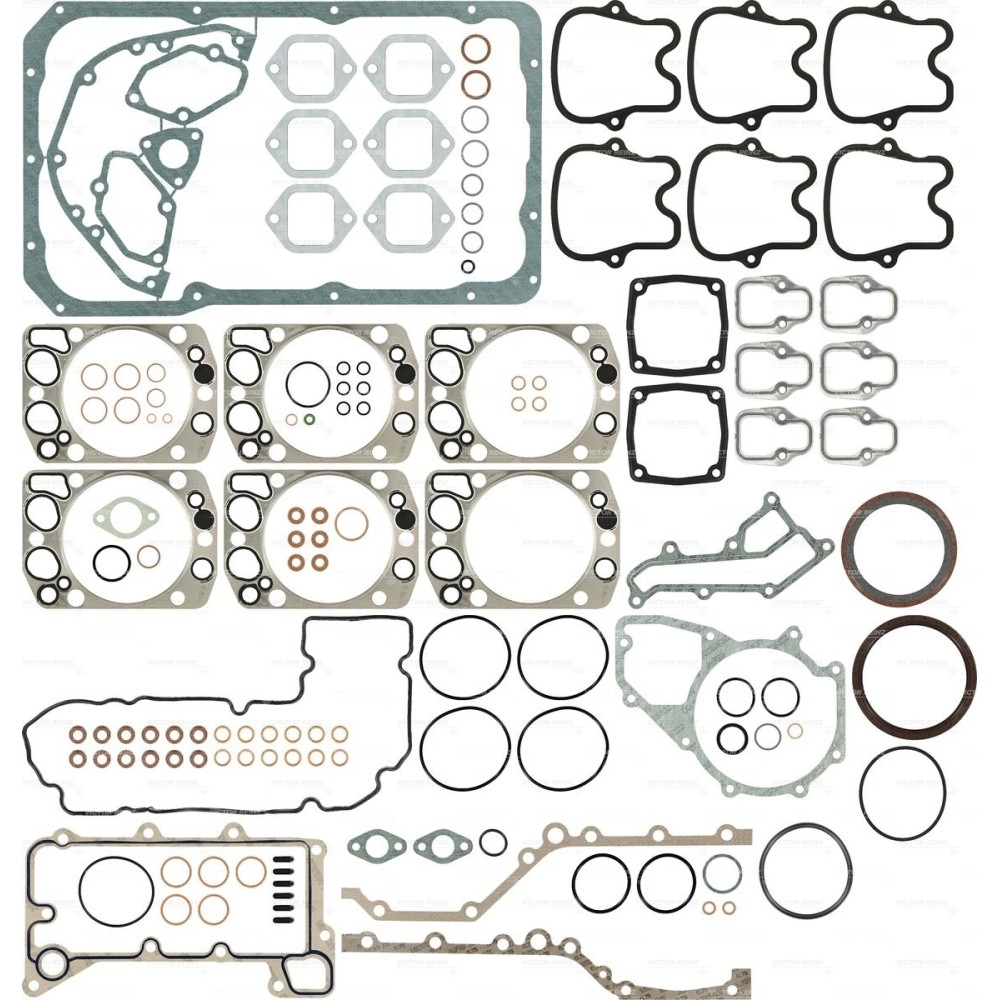 OM 421-441 AN ASPIRATO        D.128 - Juntas revision motor con J.culata