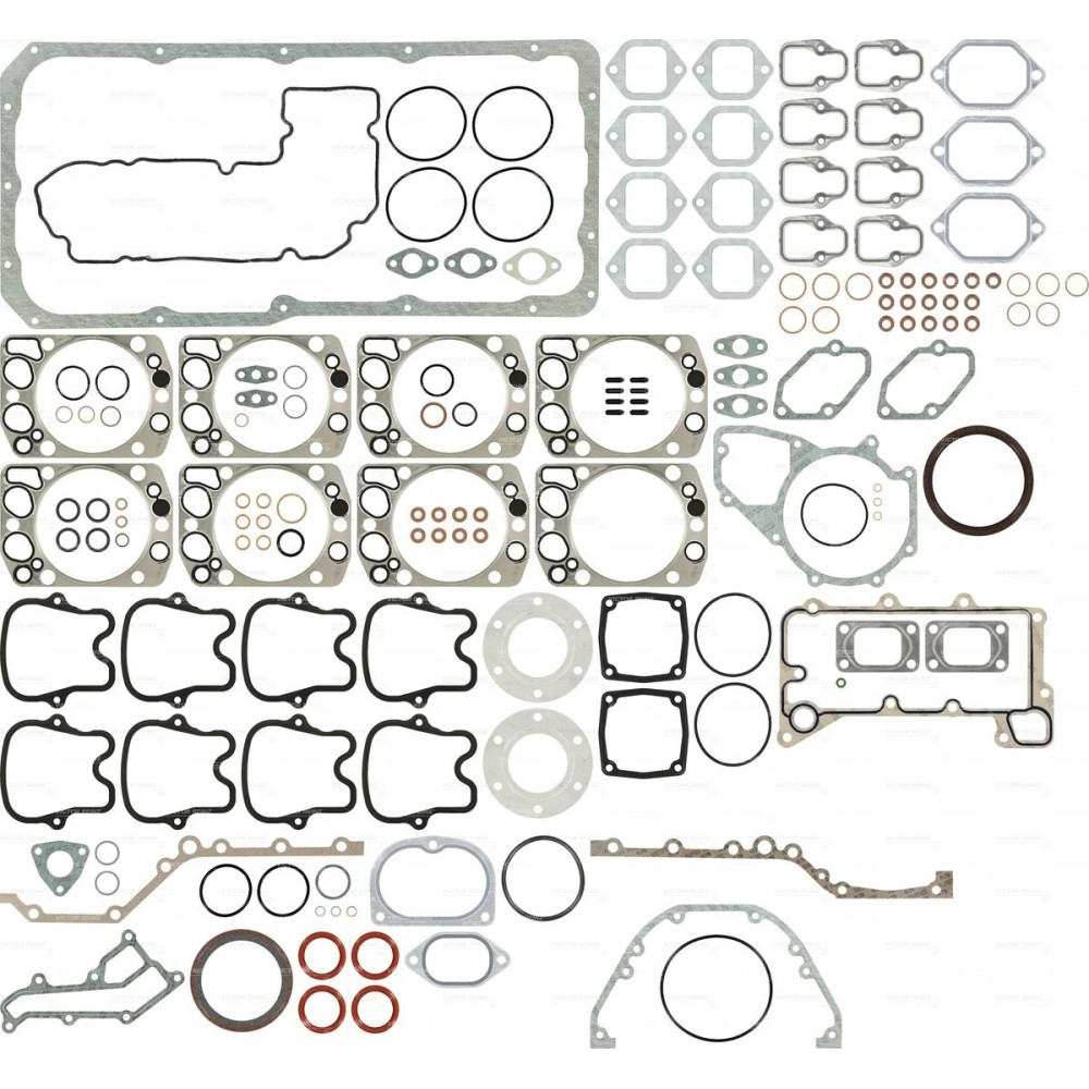 OM 402-442 A-LA TURBO - Juntas revision motor con J.culata