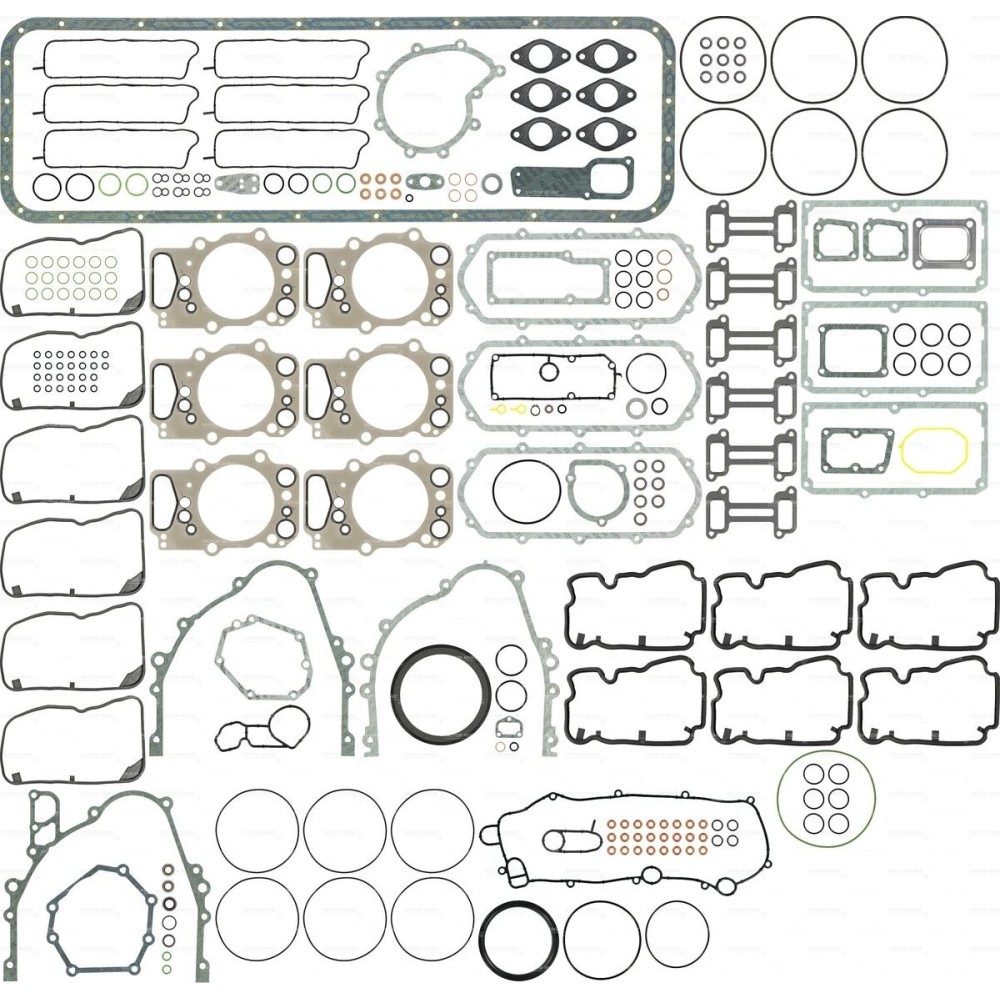 DC 11/DC 12/DSC 12 - II° TYPE E2 - Juntas revision motor con J.culata