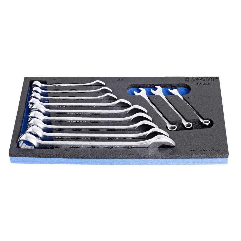 964/2SOS-Juego de llaves combinadas cortas en bandeja SOS-8 - 24/12