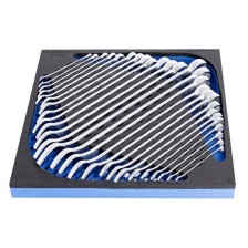 964/2CSOS-Juego de llaves combinadas largas, en bandeja de plástico-6 - 32/26