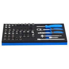 964/5SOS-Juego de vasos y accesorios de 1/4 en bandeja SOS-/45