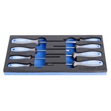 964/9SOS-Juego de destornilladores TBI en bandeja SOS-/8