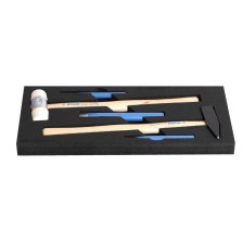 964/10SOS-Juego de martillo, botadores y cortafrios en bandeja SOS-/5