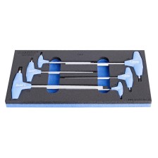 964/13ASOS-Juego de desarmadores hexagonales T, en bandeja de plástico-3-10/6