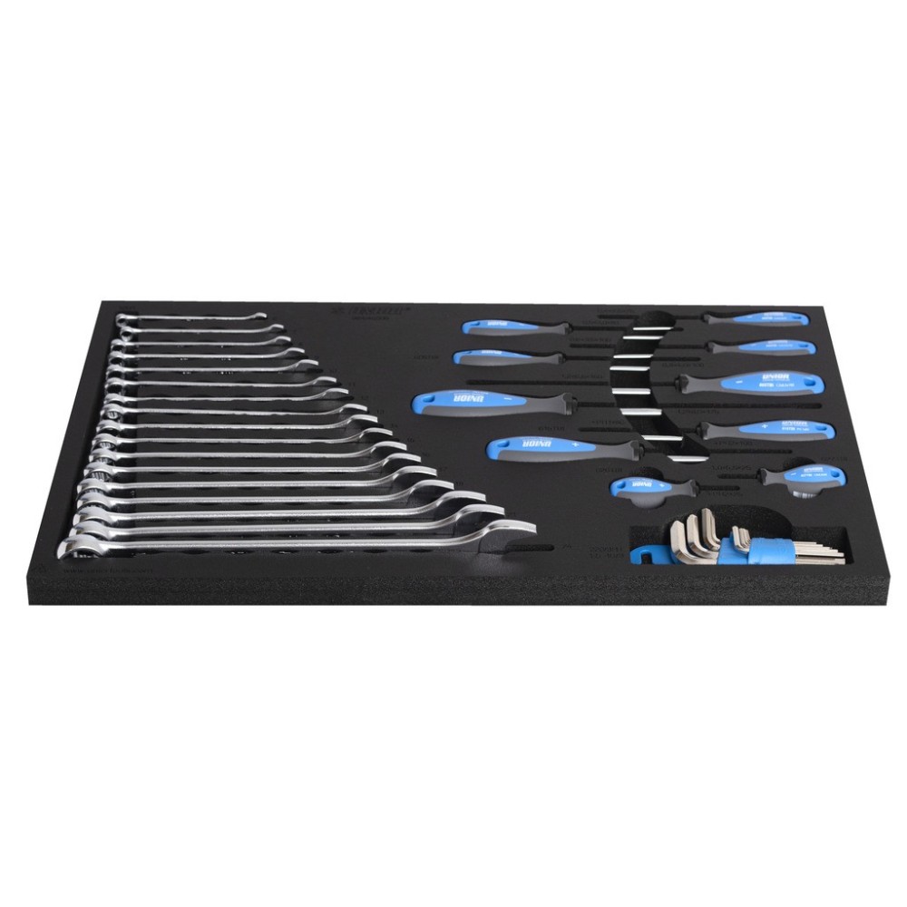 964/46SOS-Juego de llaves y destornilladores and bandeja SOS