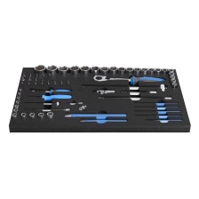 964/47SOS-Juego de llaves de vaso en bandeja SOS