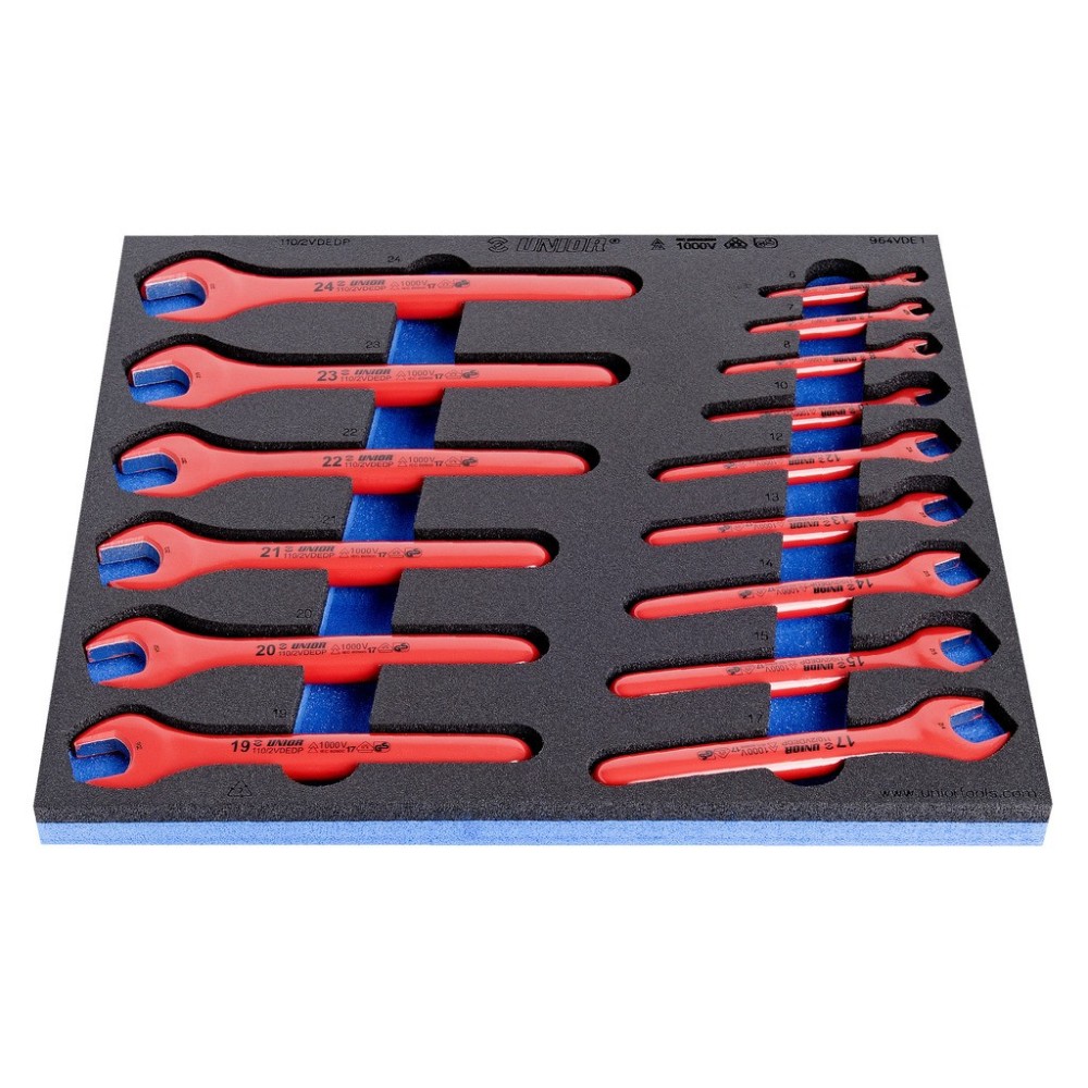 964VDE1-Juego de llaves aisladas en bandeja SOS