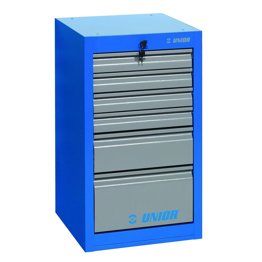 990ND6LC100-Armario modular estrecho con 6 cajones 475 x 650 x 870