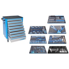 1011AEV6-Juego de herramientas de 325 pzas en carro portaherramientas 940EV6