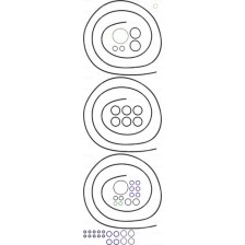 DH12D340/380/420 - Juntas de sumidero aceite MEC