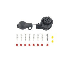 KIT CONNETTORE 8 VIE 90° - TE PARTS - CONNETTORI ELETTRICI