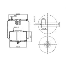 MOLLA PN. D278/V1 VOLVO FH POST 107
