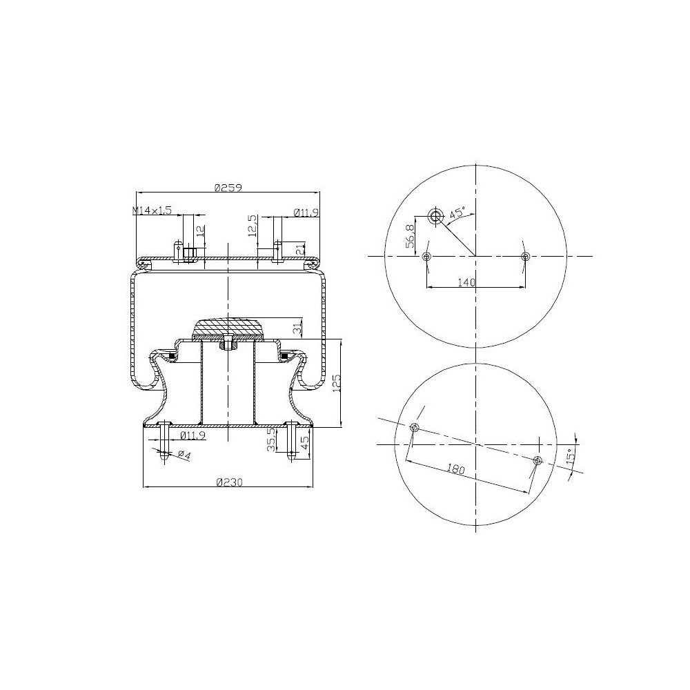 MOLLA PN. D278/NA SCANIA 4 BUS