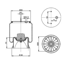 MOLLA PN. D278/S SAF PISTONE C