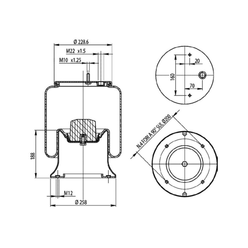 MOLLA PN. D278/H BPW ITAL BATT