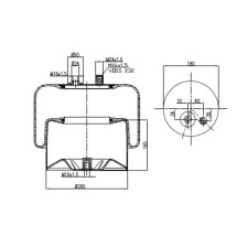 MOLLA PN. C282/C MERCEDES ACTROS