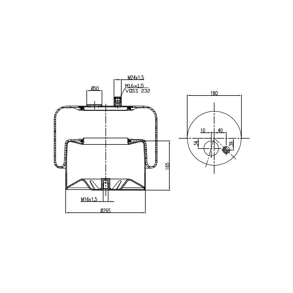 MOLLA PN. C282/C MERCEDES ACTR