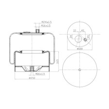MOLLA PN. C282/S MERCEDES ATEGO