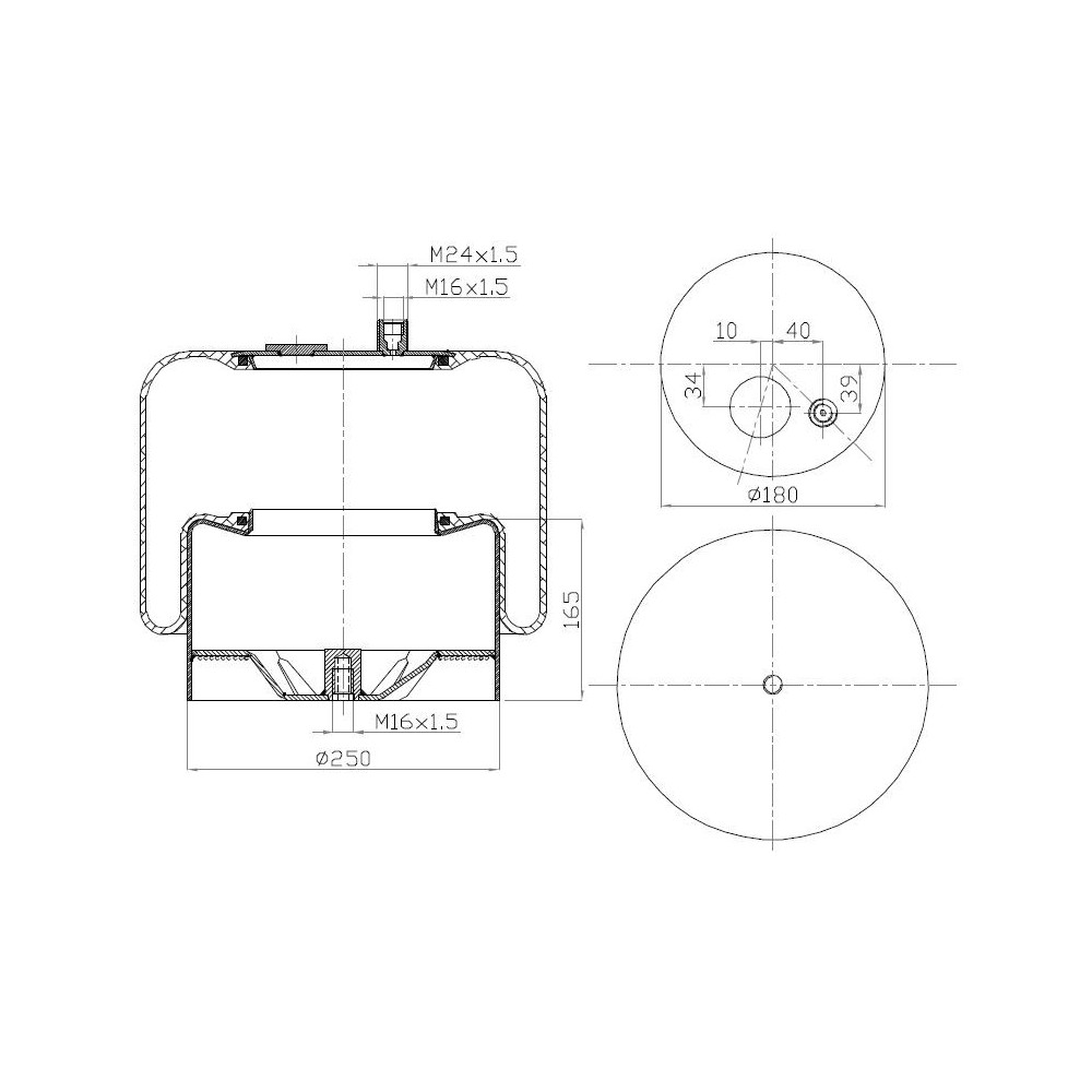 MOLLA PN. C282/S MERCEDES ATEGO