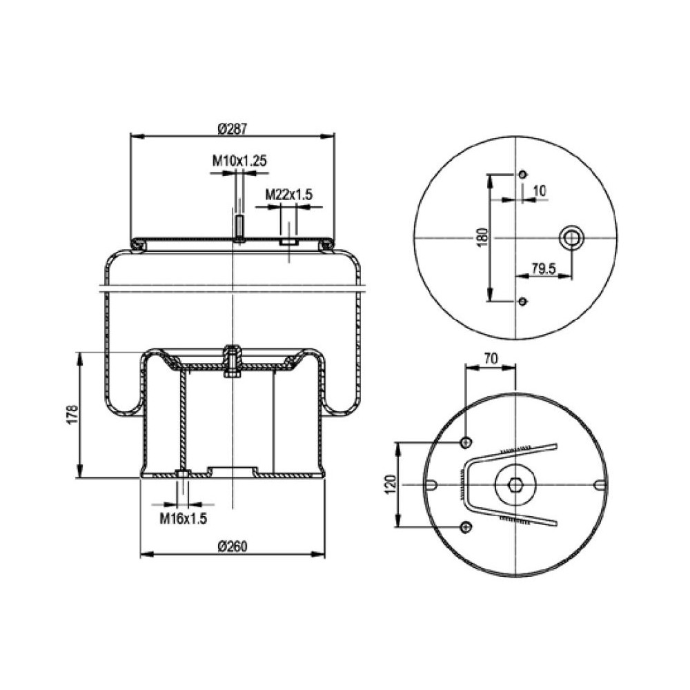 MOLLA PN. C282 AUSTERAS