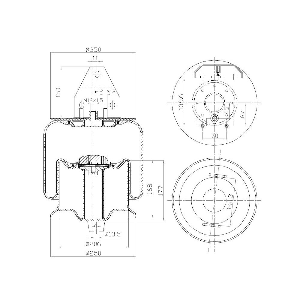 D286/B IVECO E.TECH STRALIS 2° ASSE
