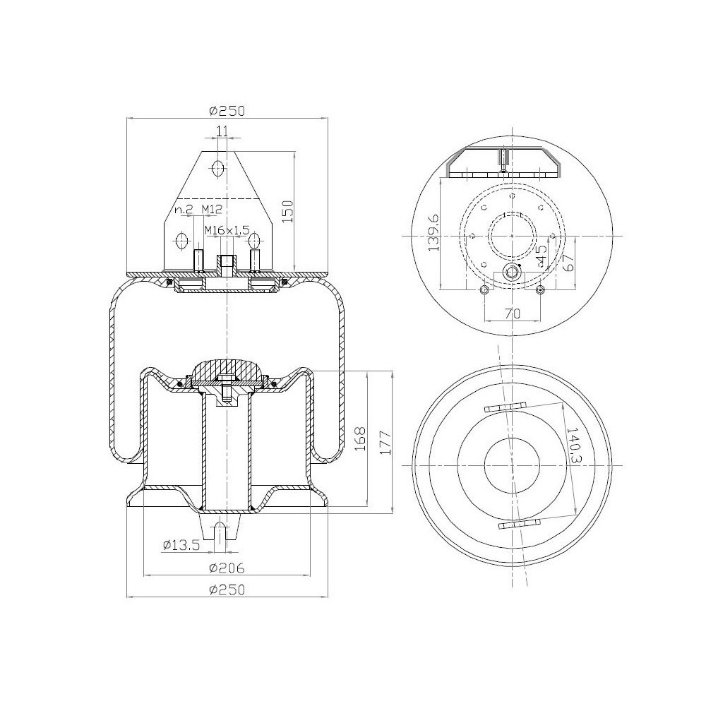 D286/B IVECO E.TECH STRALIS 2° ASSE