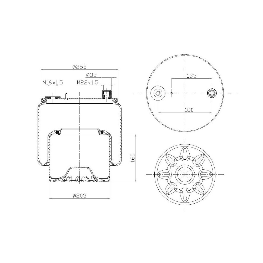 MOLLA P.N. C289/M2 MERCEDES Actros