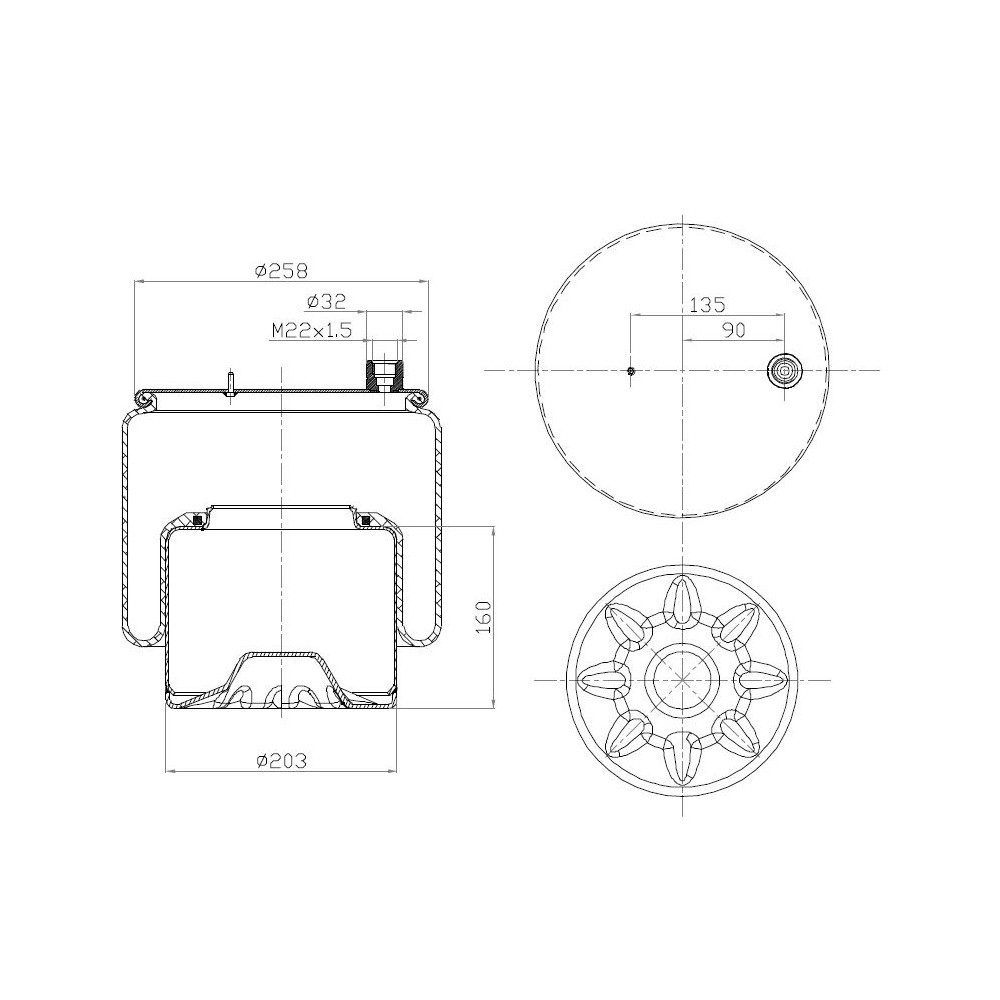 MOLLA P.N. C289/M2 MERCEDES Actros