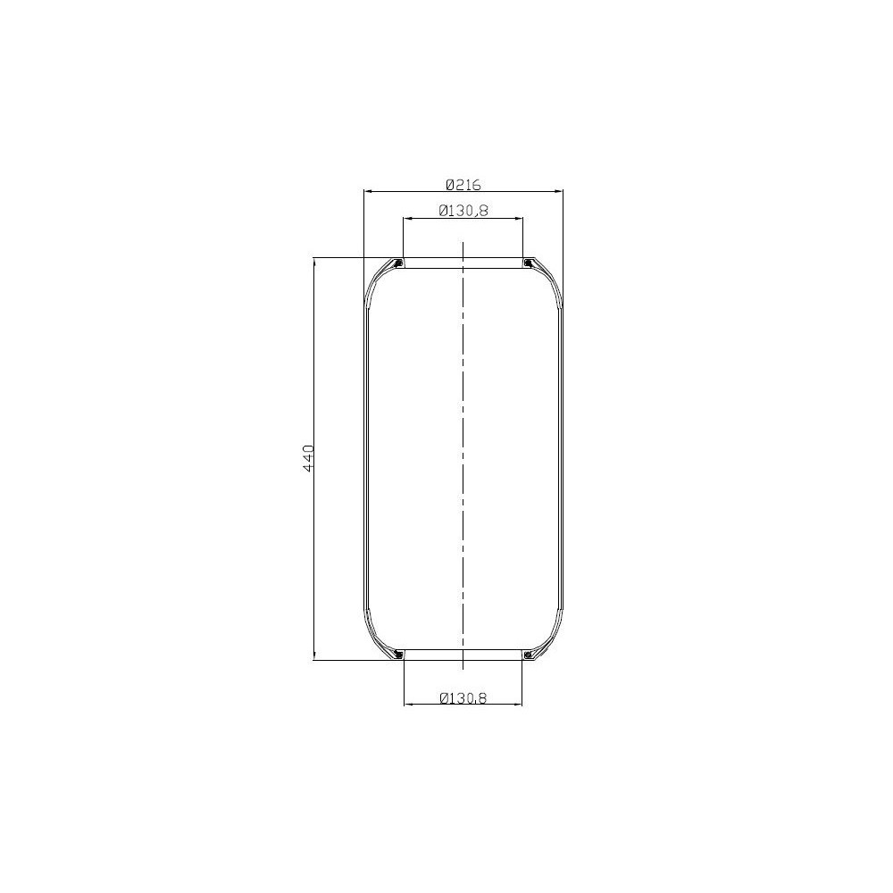 MEMBRANA D290/C IVECO EUROTECH