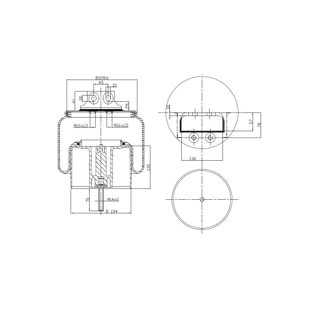 MOLLA D290/R STRALIS 240E/260E