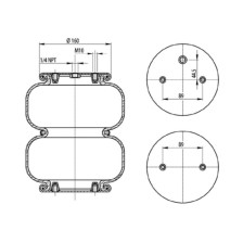 MOLLA PN. T291/2B MERITOR ALTA