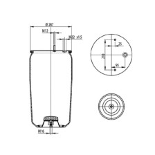 MEMBRANA C292+PIATTO BPW 36 SE