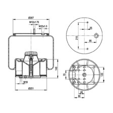 MOLLA C292/A BPW 36K COMP.PIST.COMP