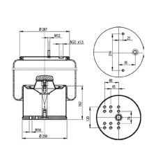 MOLLA PN. C292 BPW 36 12 FORI PIS.M
