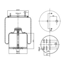 MOLLA PN. C292/B BPW 36-1 COMPLETA