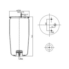 MEMBRANA C293+PIATTO BPW 30 SE