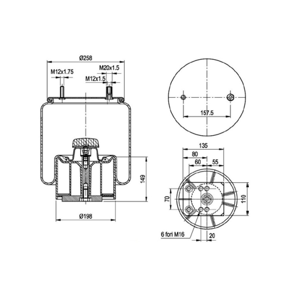 MOLLA PN. C293/A BPW 30K PIST.