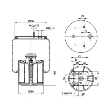 MOLLA PN. C293 BPW 30 PIST.COMPOSIT