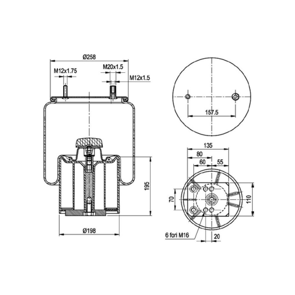 MOLLA PN. C293 BPW 30 PIST.COMPOSIT