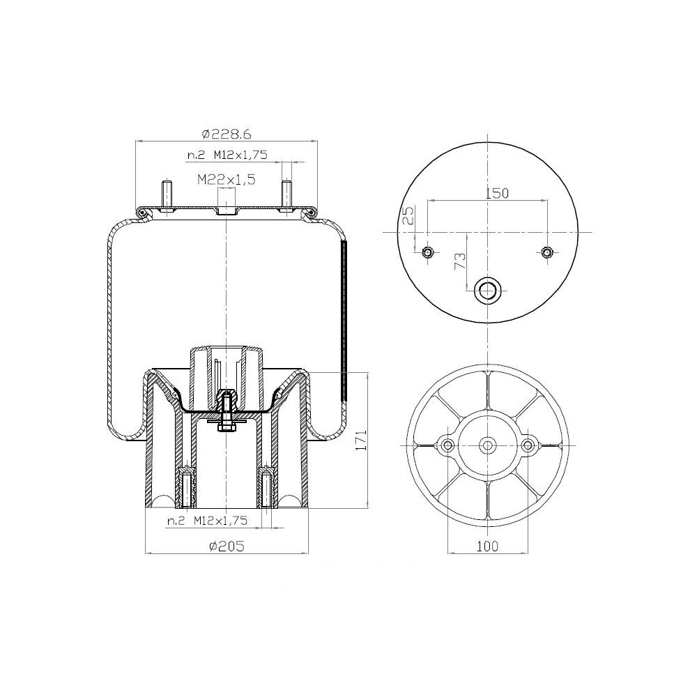 MOLLA PN. C294 MERITOR 2122130