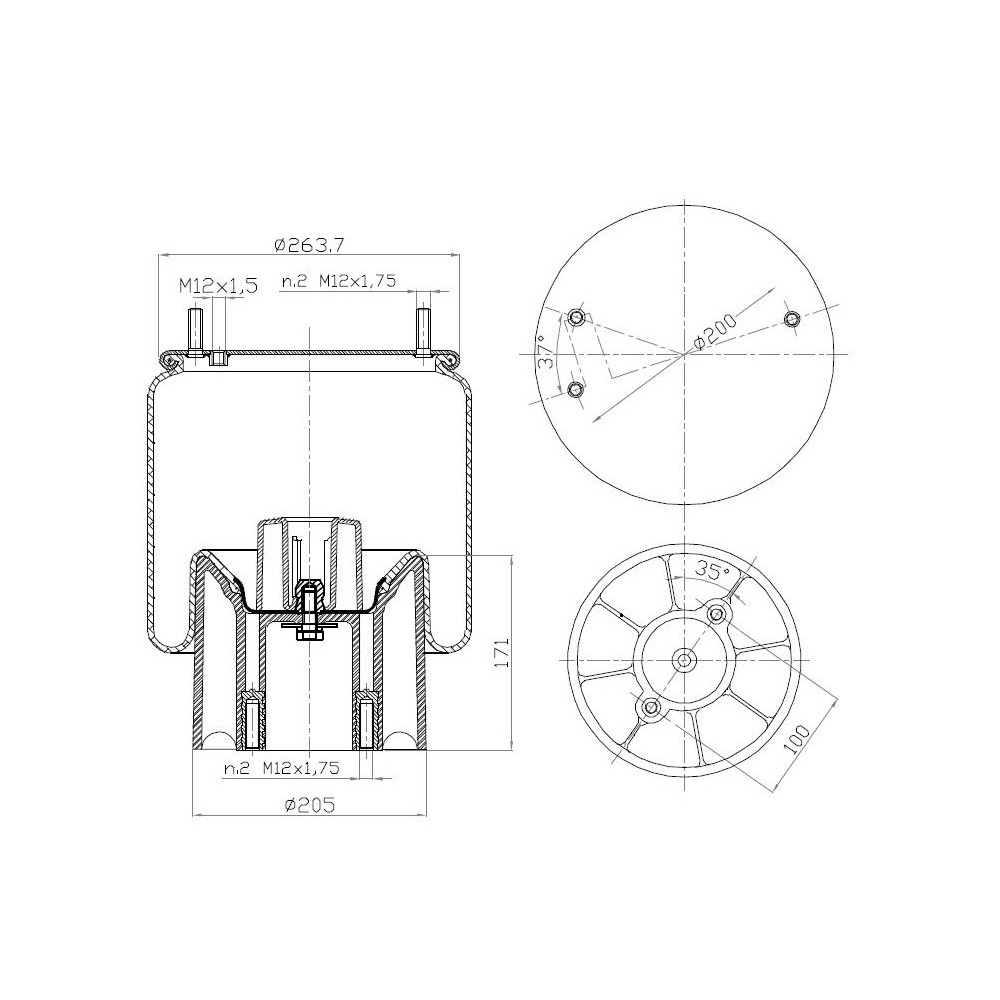 MOLLA PN. C294/R MERITOR ROR A