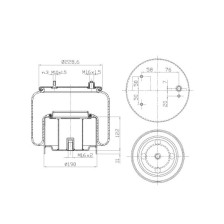 MOLLA P.N. C295/D DAF CF 75-85 XF 9