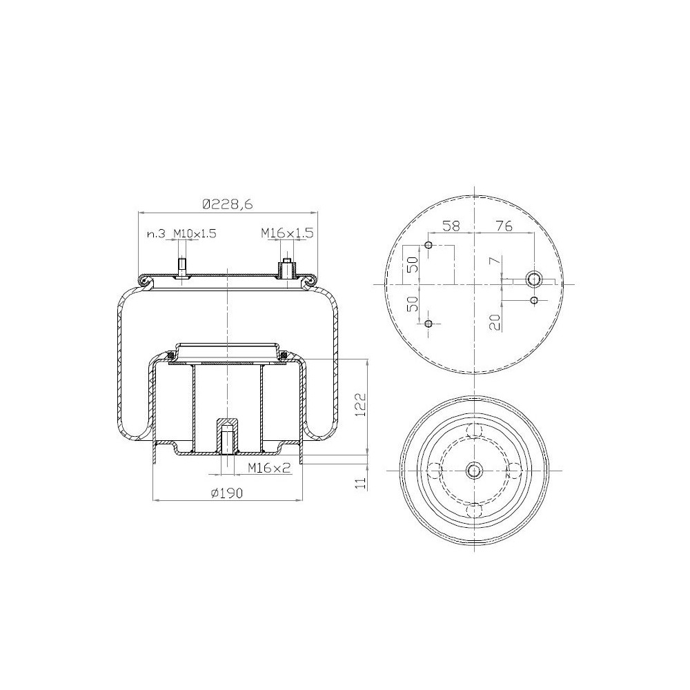 MOLLA P.N. C295/D DAF CF 75-85 XF 9
