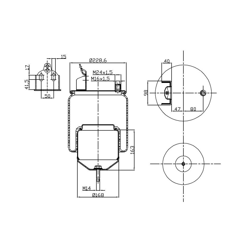 MOLLA PN. C295/V VOLVO FH FM P