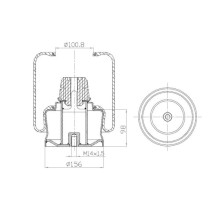 MOLLA D296 PISTONE NERO  231 P